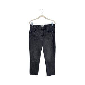 Madewell the perfect vintage‎ crop jean charcoal wash gray denim size 29